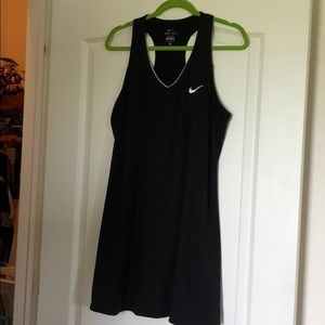 Nike black racerback dress XL